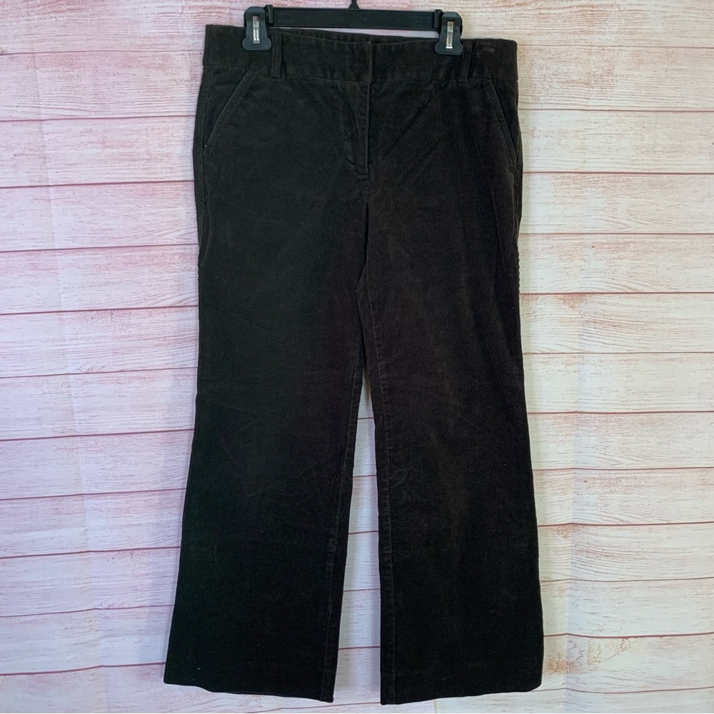 J.Crew Brown Favorite Fit Corduroy‎ Pants Size 10
